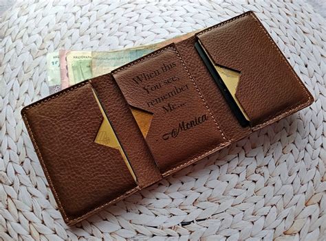 Mens Personalized Trifold Wallet Custom Trifold Wallet for - Etsy