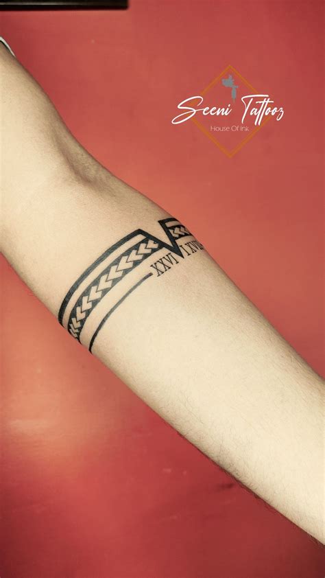 Thigh Band Tattoo, Arm Band Tattoo For Women, J Tattoo, Chain Tattoo, Forearm Band Tattoos, Hand ...