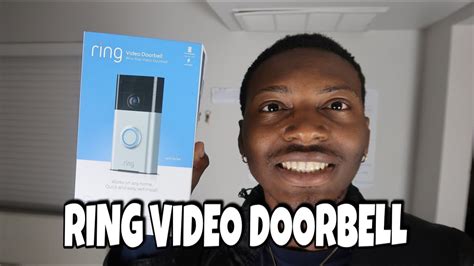 RING VIDEO DOORBELL SECURITY CAMERA INSTALLATION - YouTube