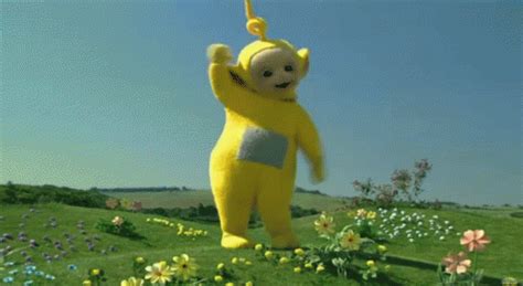 Teletubbies Laalaa GIF - Teletubbies Laalaa Dance - Discover & Share GIFs