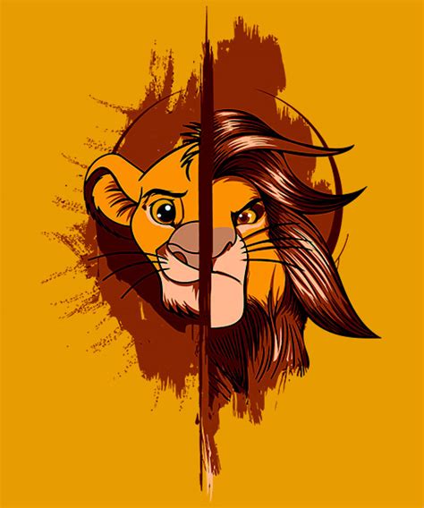 Camiseta Simba Mufasa - Mandragora Store