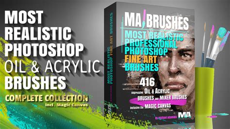Gumroad MA Brushes – Realistic PHOTOSHOP Oil & Acrylic Brushes Free Download | Download Pirate