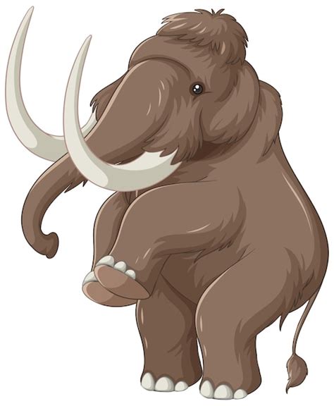 Free Vector | Woolly mammoth extinct animal vector