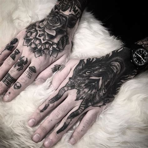 Insane hand tattoo, one of the black and grey tattoos by Zac Scheinbaum BlackandGrey ...