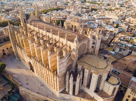 Palma Cathedral (aerial) | Palma de mallorca, Mallorca, Cathedral