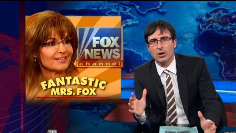 John Oliver On Sarah Palin's Return To Fox News: 'We Can Just F*cking Ignore Her' (VIDEO) | HuffPost