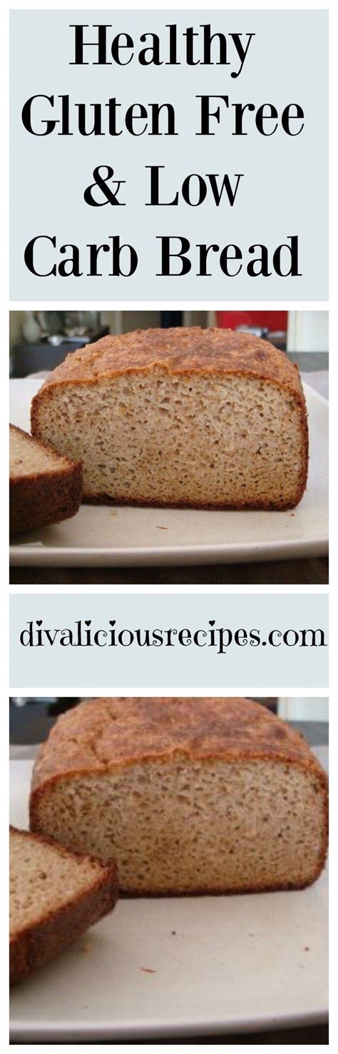 two pictures showing how to make healthy gluten free and low carb bread