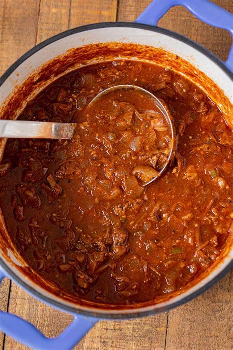 Texas Brisket Chili (No Beans) Recipe - Dinner, then Dessert