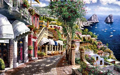 Capri Italy Wallpapers - Top Free Capri Italy Backgrounds - WallpaperAccess