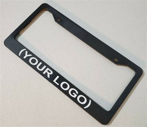 Custom License Plate Frames Your Logo Made to Order | Etsy