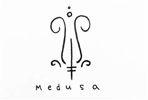 “Medusa” name sigil for @xrenaitre Sigil requests are open ! -Mod Pyre | Tattoo signs, Medusa ...