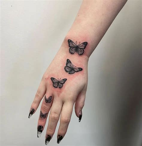 84 Unquestionably Rhythmic Butterfly Hand Tattoos To Get This Year!