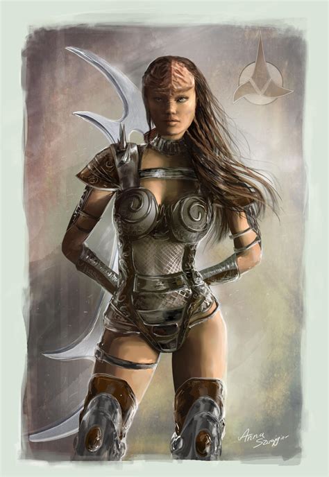 Klingon female worrior by cylonka on DeviantArt