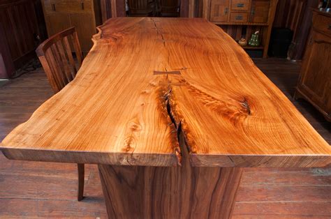 live edge table bow ties | Handcrafted dining table, Kitchen table wood ...