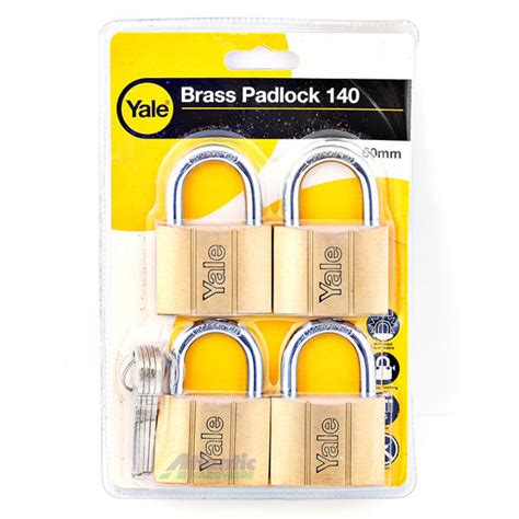 Yale Brass Padlocks Keyed Alike (4 Per Pack) - DNI Trinidad