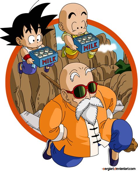 Dragon Ball - Training I: Mutenroshi by SergiART on DeviantArt em 2020 | Desenhos dragonball ...