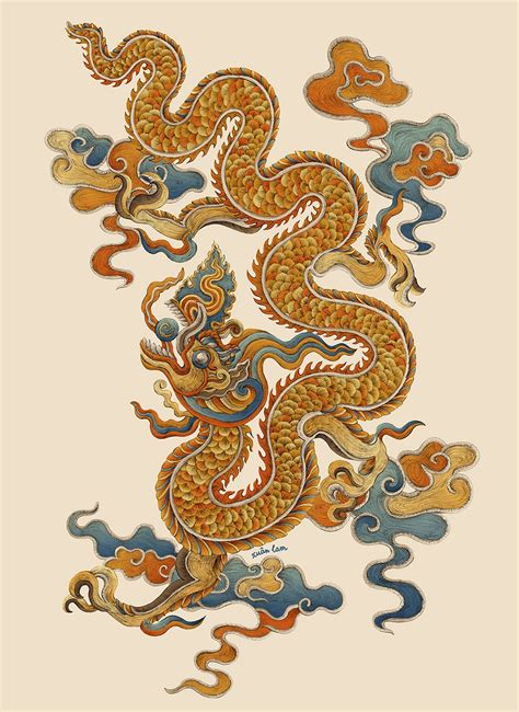 Tibetan Dragon, Tibetan Art, Dragon Drawing, Dragon Art, Dragon China ...