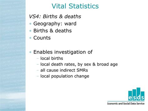 PPT - Vital Statistics PowerPoint Presentation, free download - ID:676935