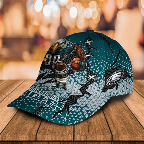 NFL Philadelphia Eagles Mascot 3D Print Cap, Hat - RobinPlaceFabrics