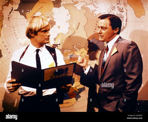 THE MAN FROM U.N.C.L.E. DAVID MCCALLUM as Illya Kuryakin, ROBERT VAUGHN ...