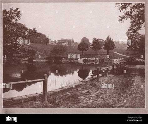 Wentworth Woodhouse from the Pond. Yorkshire (1923 Stock Photo - Alamy