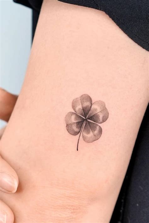30+ Amazing Four Leaf Clover Tattoo Ideas