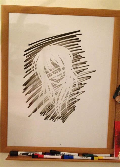 simple finger drawing on dry erase board | Dry erase board drawings, Easy drawings, Whiteboard art