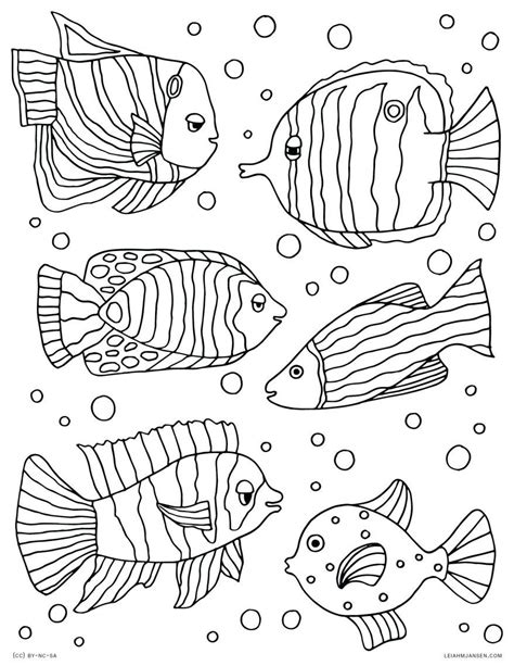 Exotic Fish Coloring Pages at GetColorings.com | Free printable colorings pages to print and color