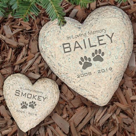 Engraved Pet Memorial Garden Stone | Pet memorial garden, Memorial ...