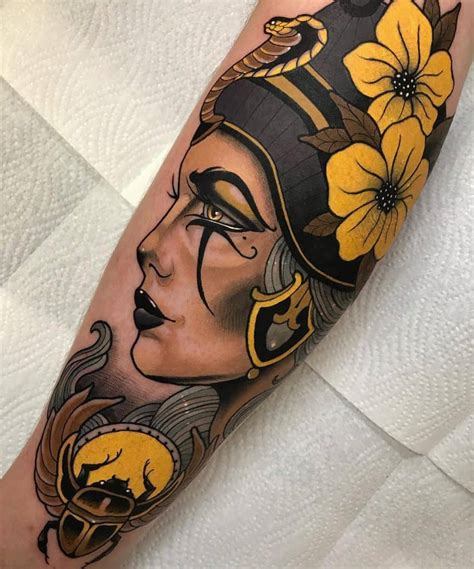 Powerful Nefertiti Tattoo Meanings and Ideas - TattoosWin