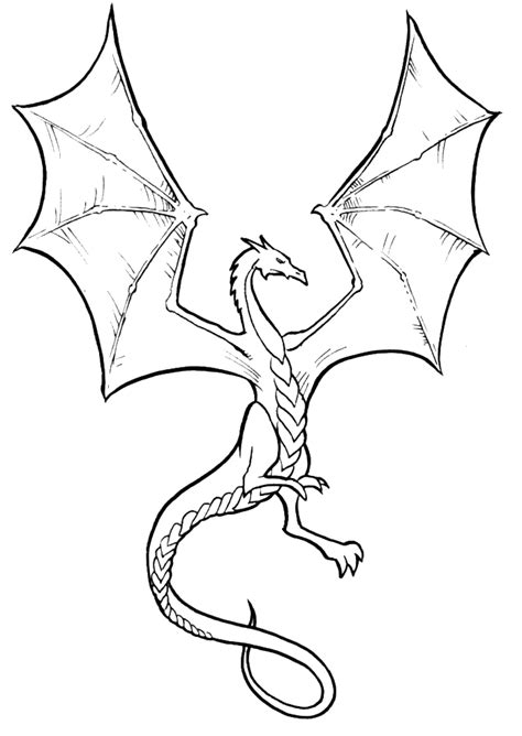 Flying Dragon Coloring Pages - AugustteMacdonald