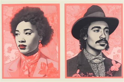 Premium Photo | Black history month risograph