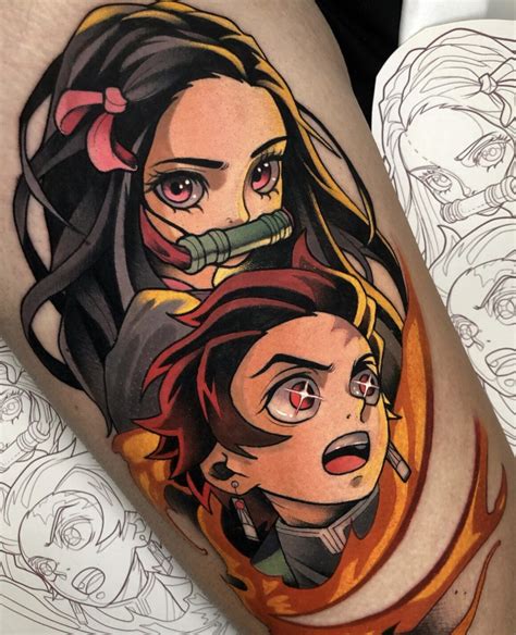 Anime Style Tattoos