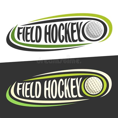 Vector Logos for Field Hockey Sport Stock Vector - Illustration of letter, field: 102341896