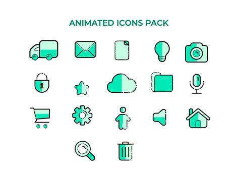 Animated icon pack by TruongPhuong on Dribbble