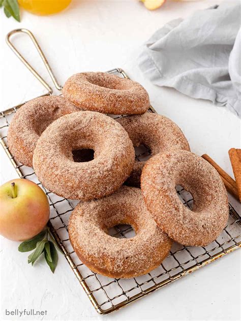 Baked Apple Cider Donuts Recipe - Belly Full