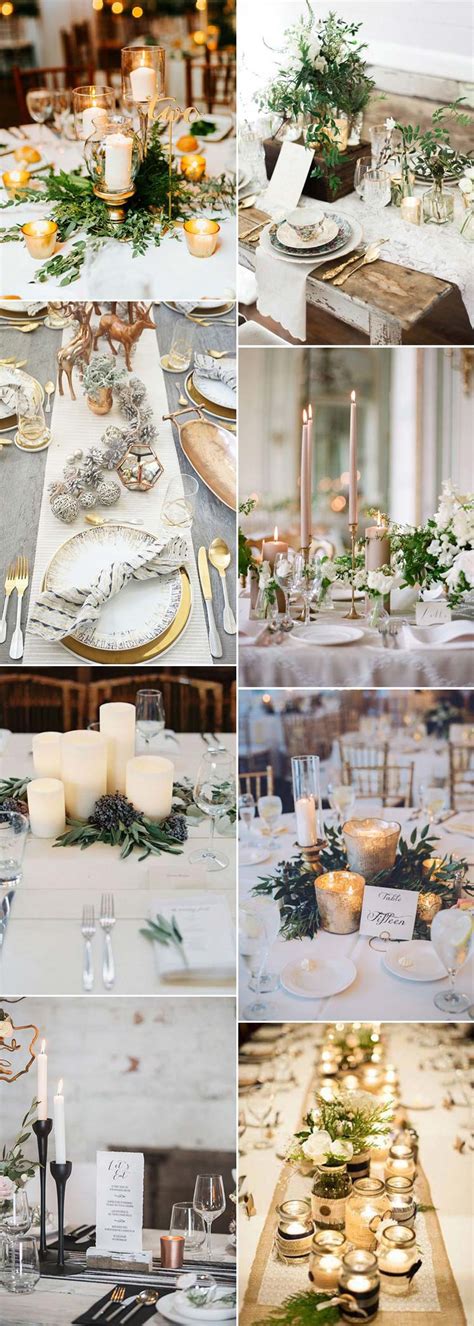 Inspiration: Christmas Wedding Table Decorations - Glitzy Secrets