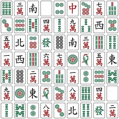 Mahjong tiles, Seamless patterns, Mahjong