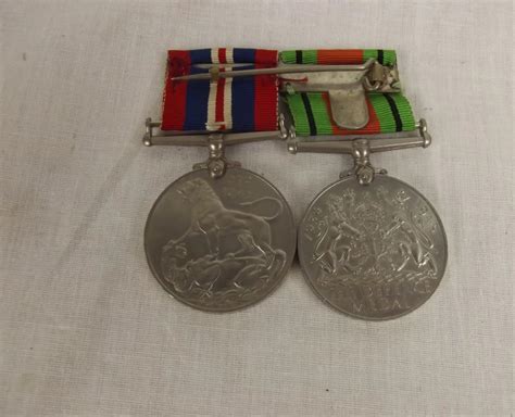 WW2 British Medal Pair - Sally Antiques