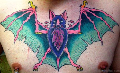 60 Marvelous Bat Tattoos On Chest - Tattoo Designs – TattoosBag.com