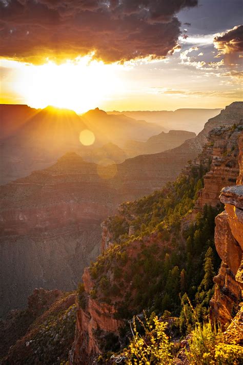 Grand Canyon Sunrise. | Grand canyon sunrise, Scenery, Beautiful gardens