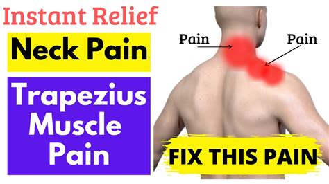 Quick Neck Pain Relief Stretch | Neck Muscle Stiffness Release Stretches | Trapezius Muscle Stretch