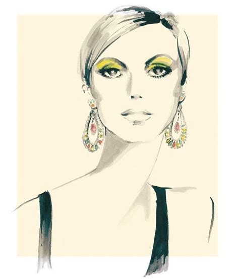 ZOYA | Sharon Nayak #illustration | Fashion art illustration, Jewelry illustration, Art photography