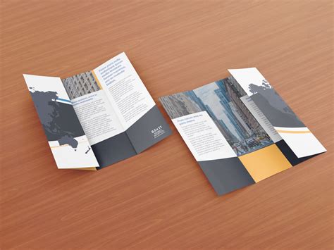 Double Gate Fold Brochure Template