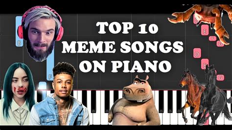 TOP 10 MEME SONGS OF 2019 ON PIANO - YouTube