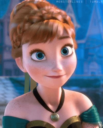 Anna Frozen GIF - Anna Frozen Smile - ค้นพบและแชร์ GIF