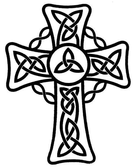 Free Celtic Cross Black And White, Download Free Celtic Cross Black And White png images, Free ...