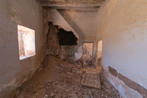 Interior of an Old Abandoned Farmhouse Stock Photo - Image of rubble ...