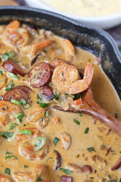 Cajun Shrimp and Grits - Pink Owl Kitchen