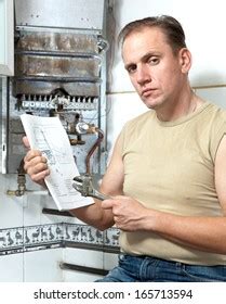 Man Wrench Looks Instruction On Repair Stock Photo 165713594 | Shutterstock